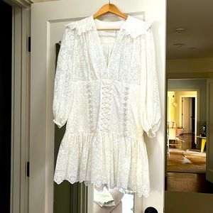 Zimmerman White lace dress. Brand-new with tags